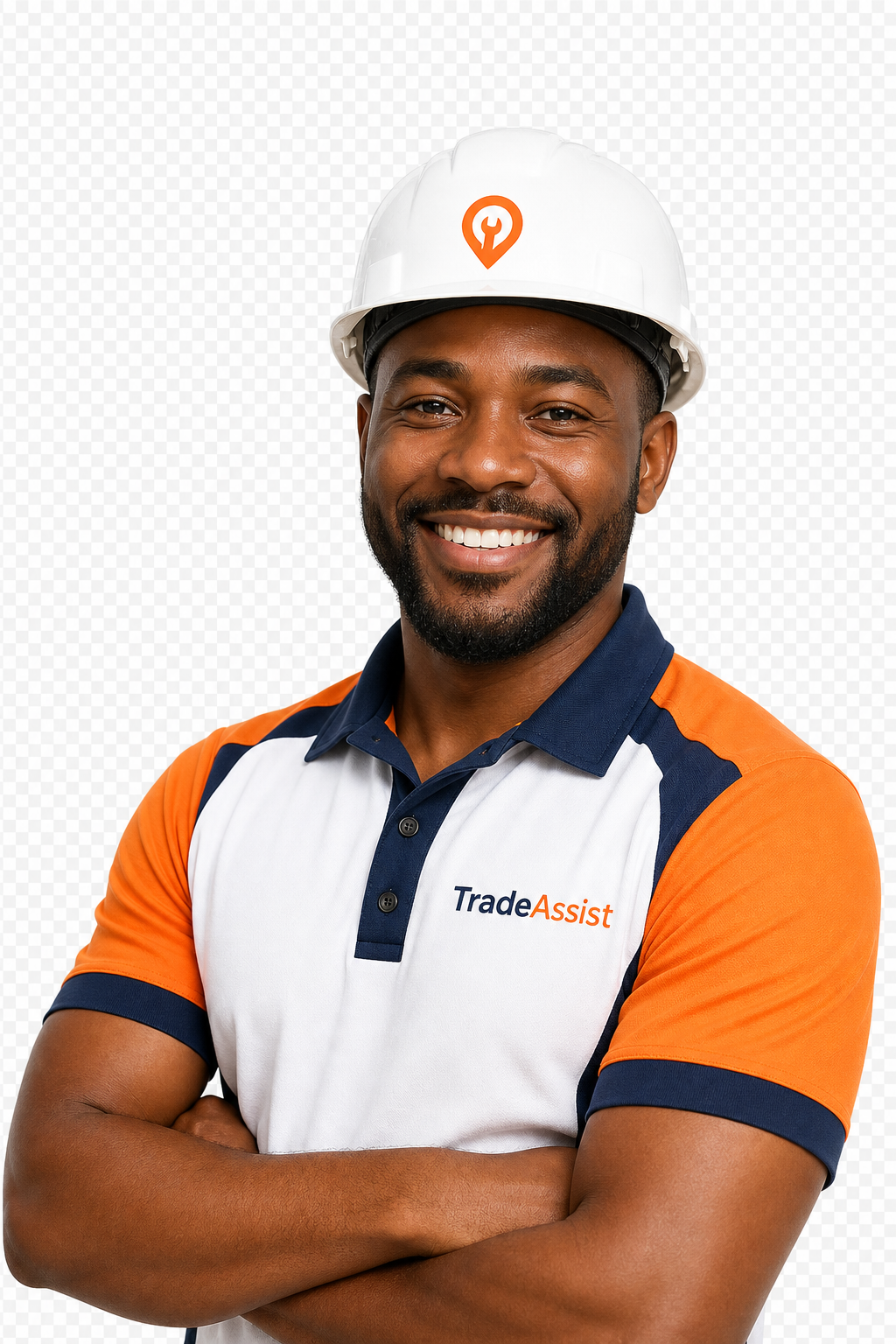 A CallaTool tradesperson in branded workwear